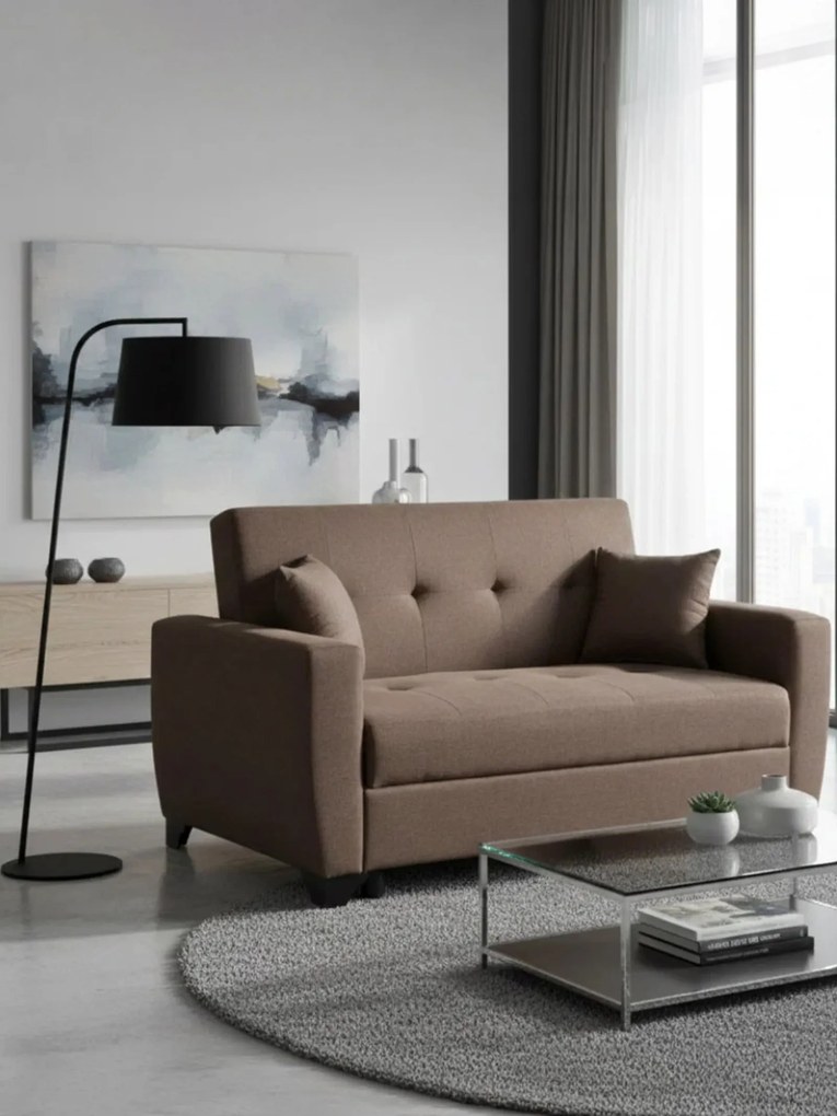 Разтегателен диван Baron 2seater-кафяво