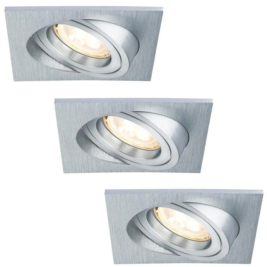 Paulmann 92619 - Комплект 3x LED Таванна лампа PREMIUM LINE 1xGU10-LED/4W/230V