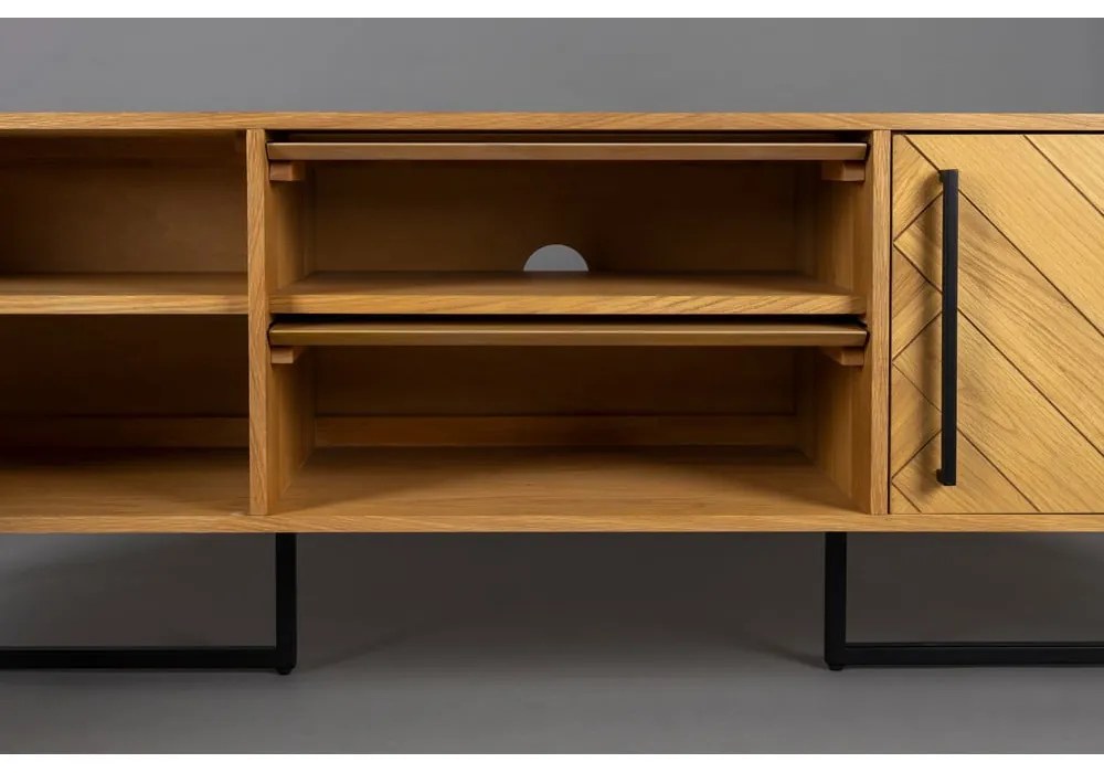 Масичка за телевизор от дъб 180x60 cm Class - Dutchbone