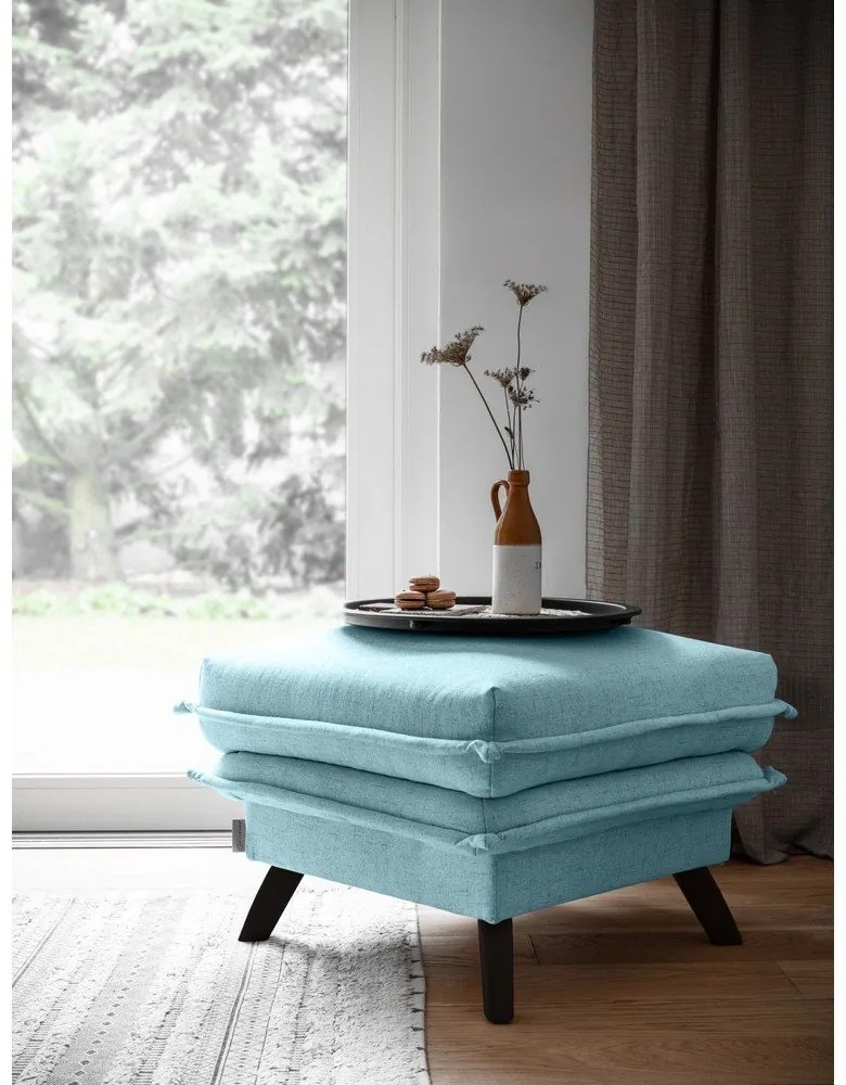 Светлосиня табуретка за крака Charming Charlie - Miuform