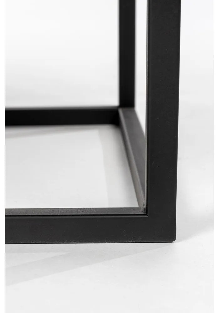 Черна ратанова стойка за вино за 8 бутилки, 80x100 cm Guuji - White Label