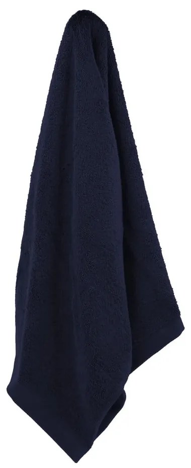 Тъмносиня памучна кърпа от тери 50x100 cm Comfort – Södahl