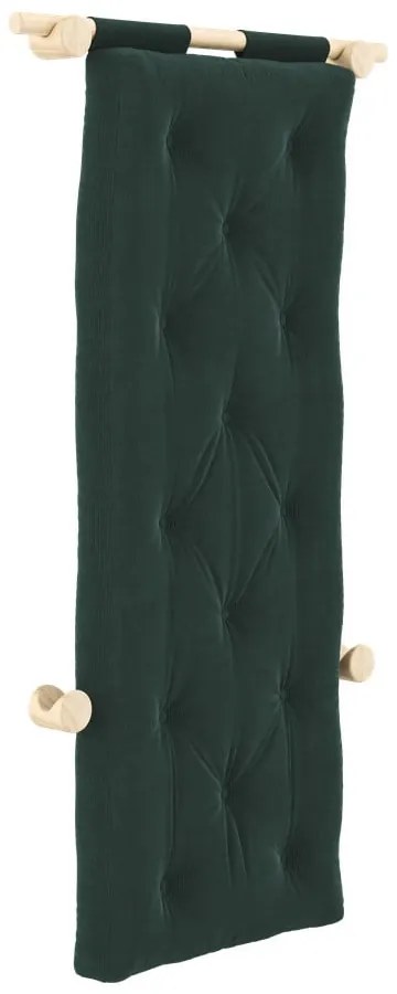 Тъмнозелено кресло от рипсено кадифе Hooked – Karup Design