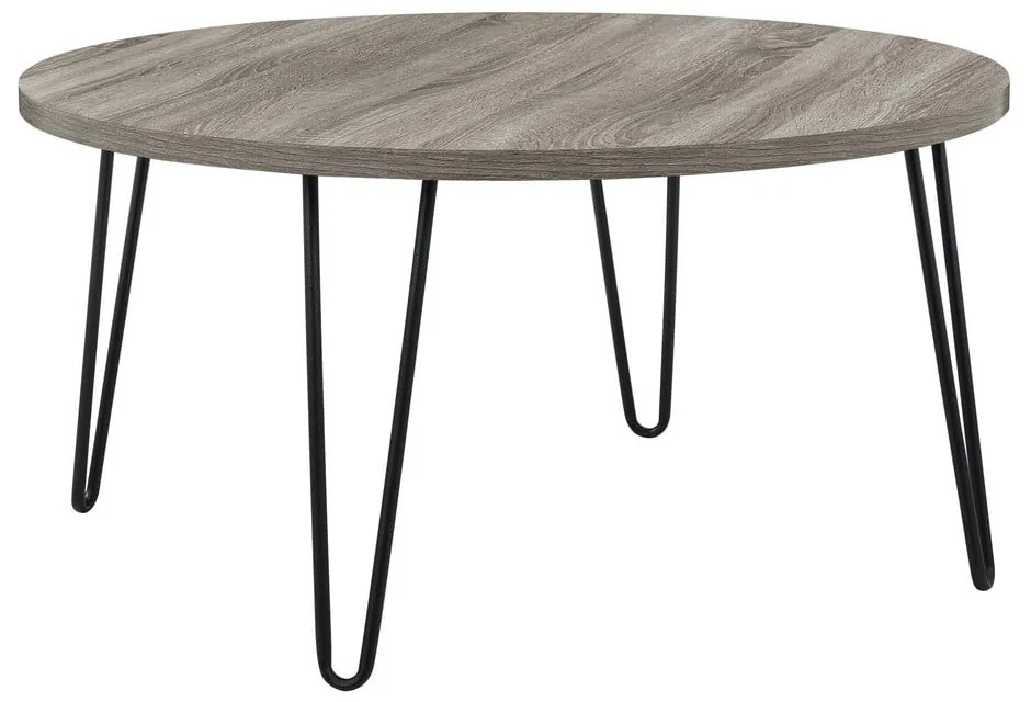 Масичка за кафе в кафяво и сиво, ø 90 cm Owen - Støraa