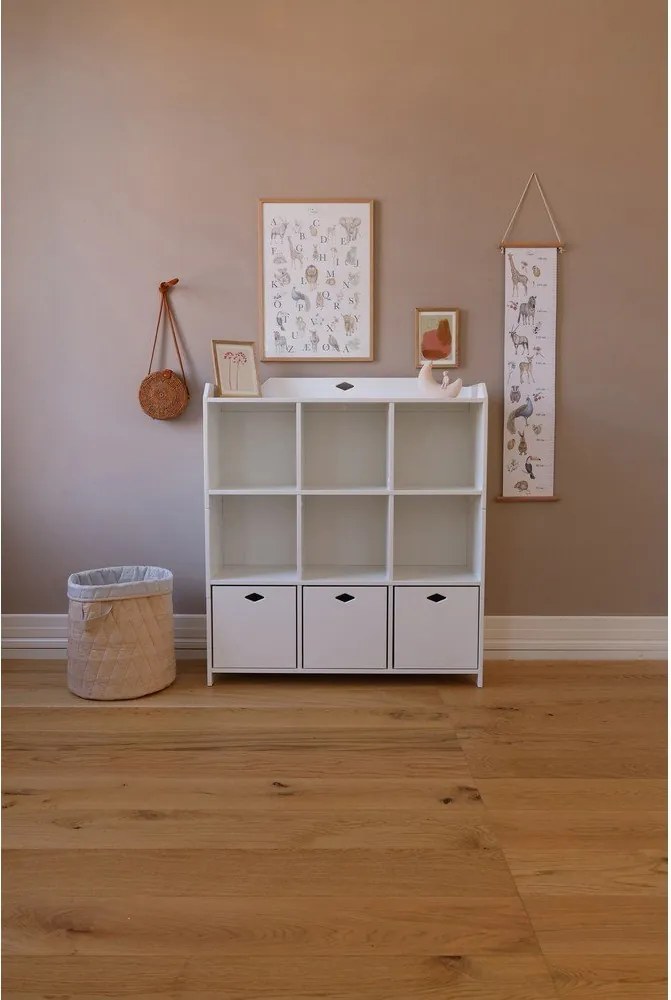 Бял детски скрин 99,5x37,5x32 cm Luca – Cam Cam Copenhagen