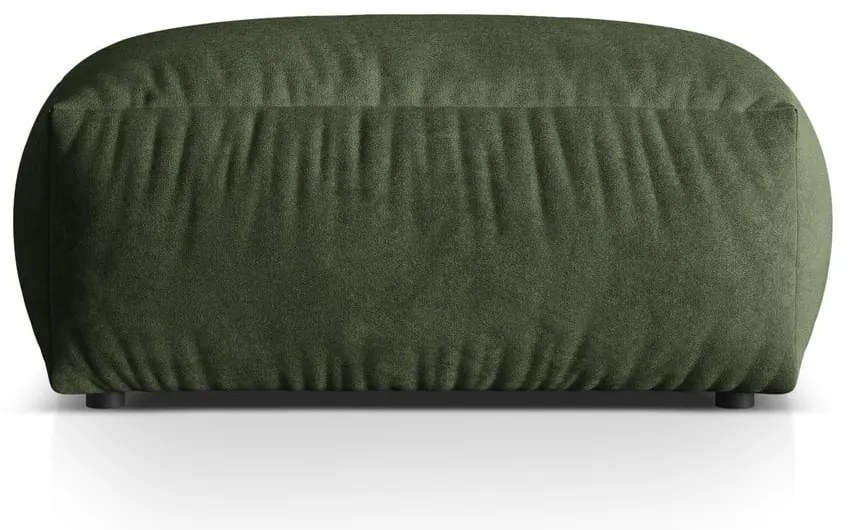 Зелена кадифена модулна табуретка Martina – Micadoni