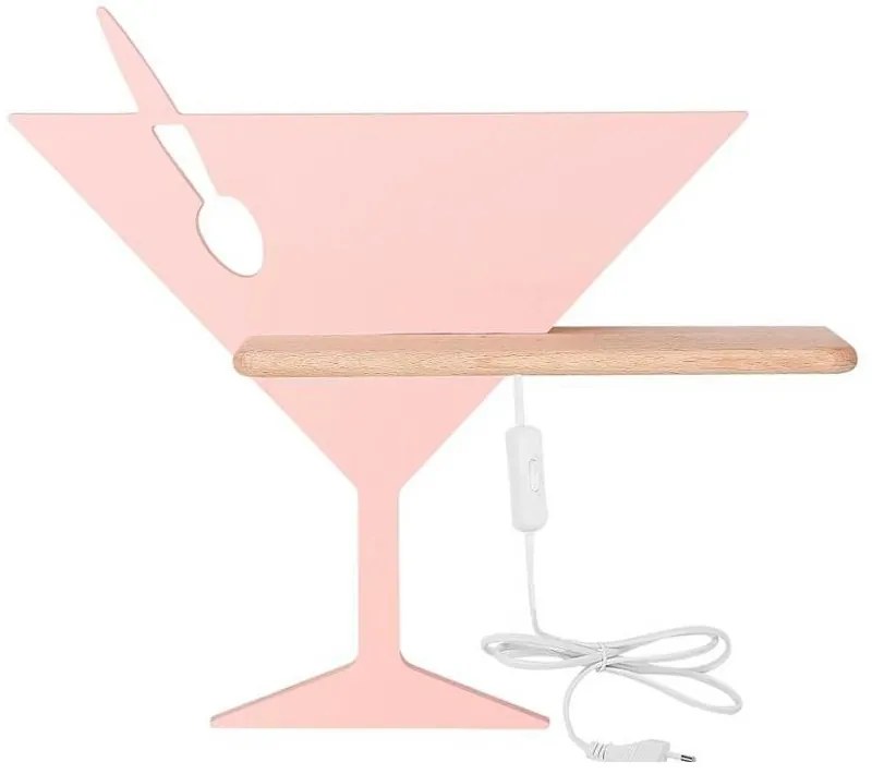 Розова LED стенна лампа Piccolo – Candellux Lighting