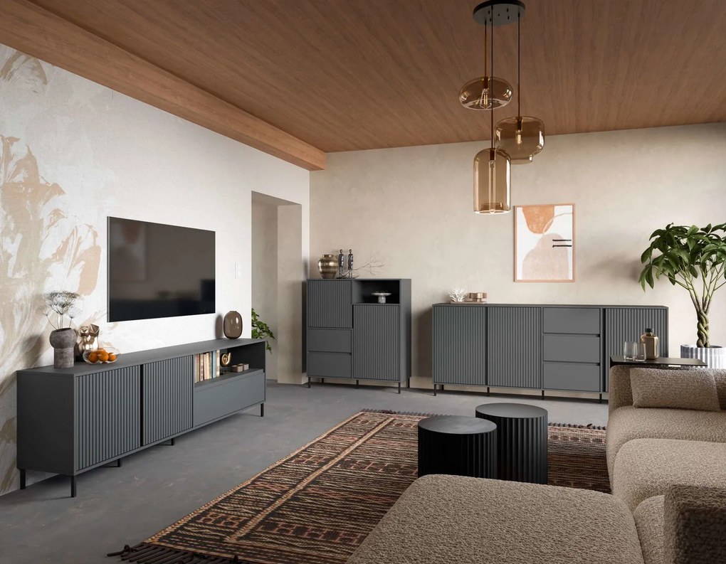 ТВ шкаф Anel Plus-Антрацит