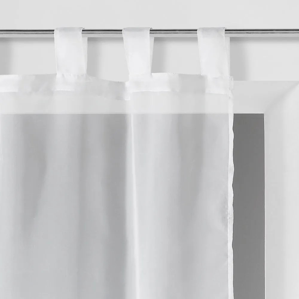 Бели завеси от воал в комплект 2 бр. 60x160 cm Voiline – douceur d'intérieur