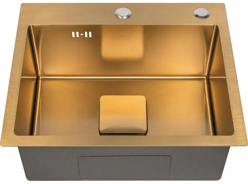 Кухненска мивка ICK 5032G, Inter Ceramic, алпака, едно корито, 50x42см