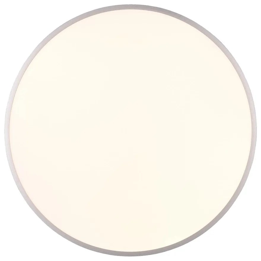 LED осветително тяло за таван в сребристо ø 100 cm Yuma - Trio