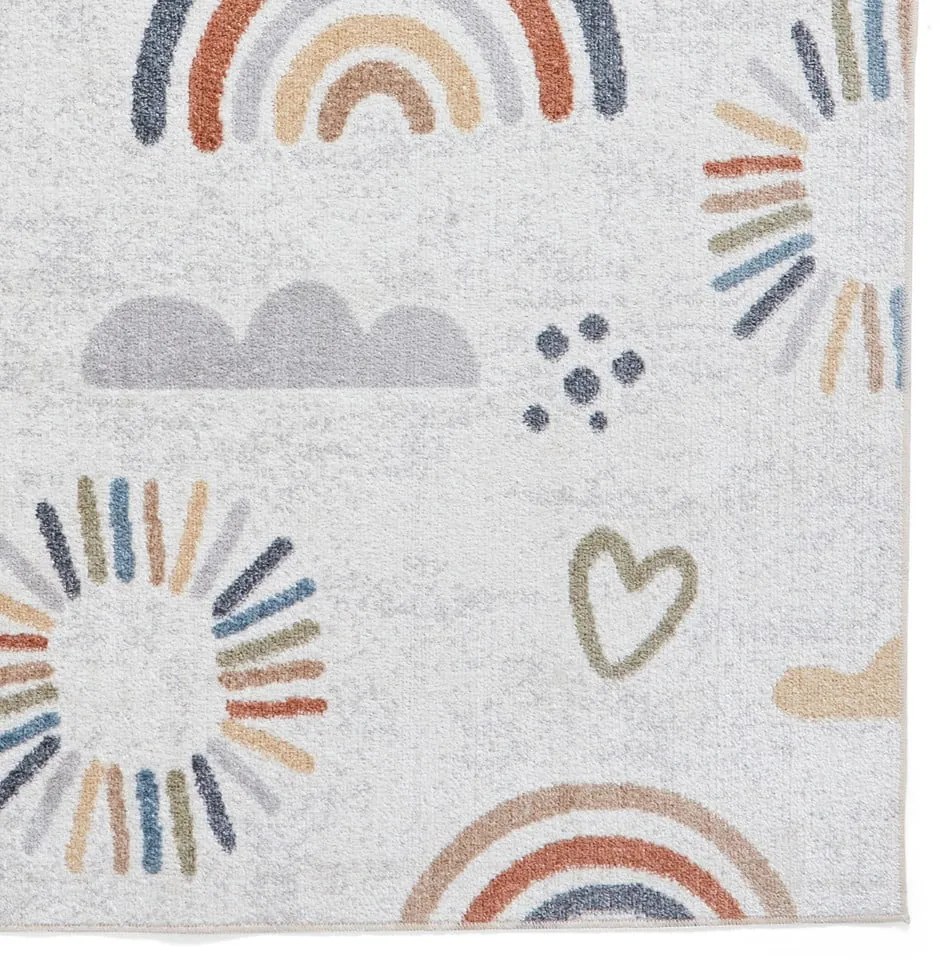 Кремав детски килим 120x170 cm Vida Kids Rainbow – Think Rugs