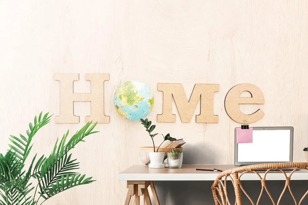 Самозалепващ тапет – С надпис еко Home
