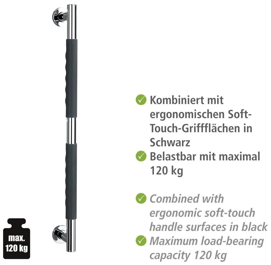 Стенен парапет за баня от неръждаема стомана Secura – Wenko