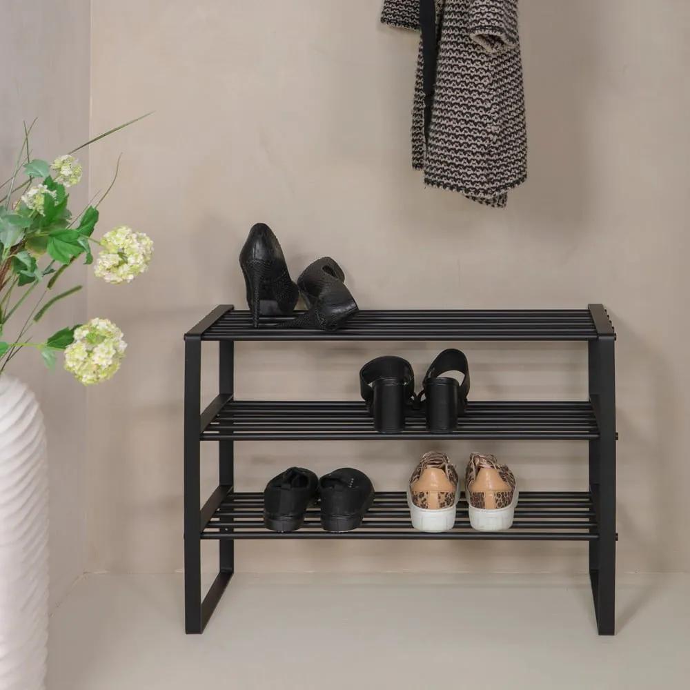 Черен метален шкаф за обувки Rex - Spinder Design