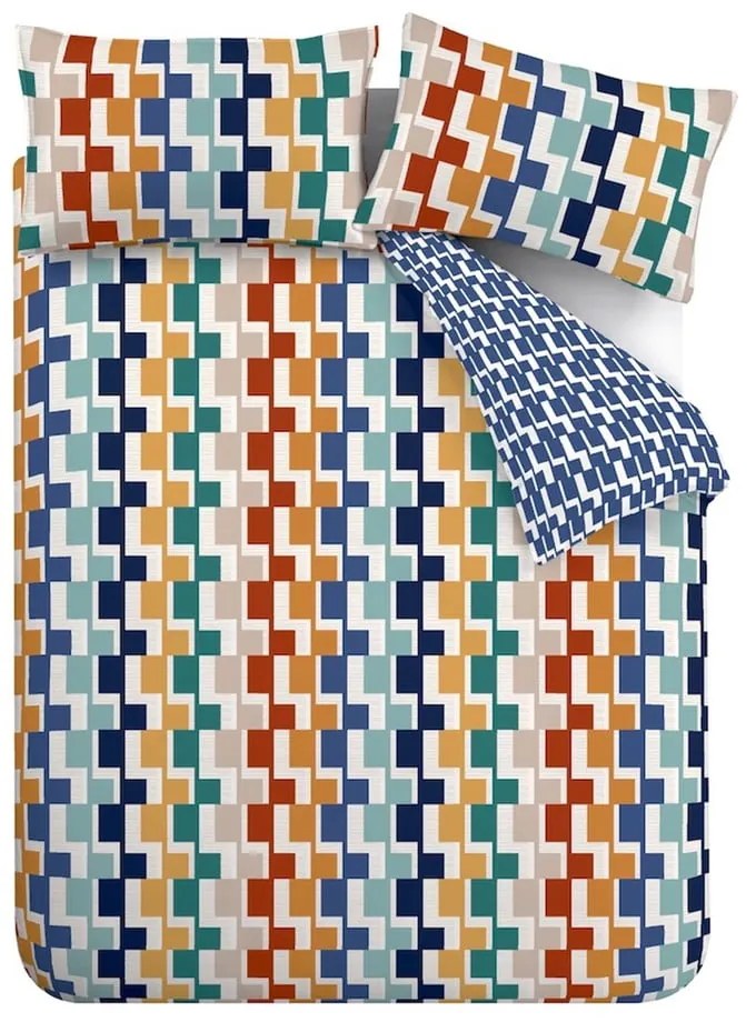 Двойно спално бельо 200x200 cm Bryson Geo – Catherine Lansfield