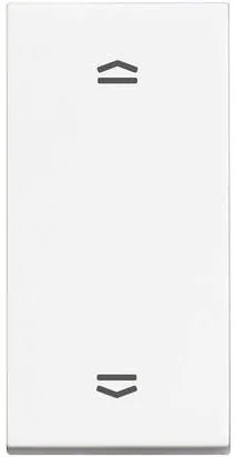 BTICINO Ключ за щори 1 мод. 10A цвят Бял Classia  - RW4027N