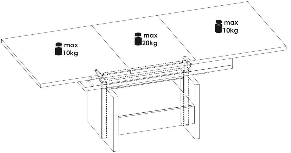 Холна маса Cordell I-Drus anoixto