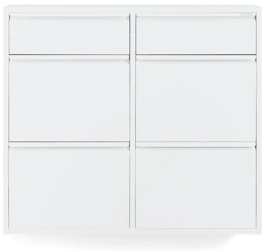 Бял метален шкаф за обувки Billy - Spinder Design