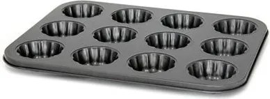 Horecano - Метална форма за мъфини кръгла 26.5х35х3см 12 бр. (0193632)
