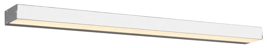 LED лампа за стена в лъскаво-сребрист цвят (дължина 90 см) Rocco - Trio