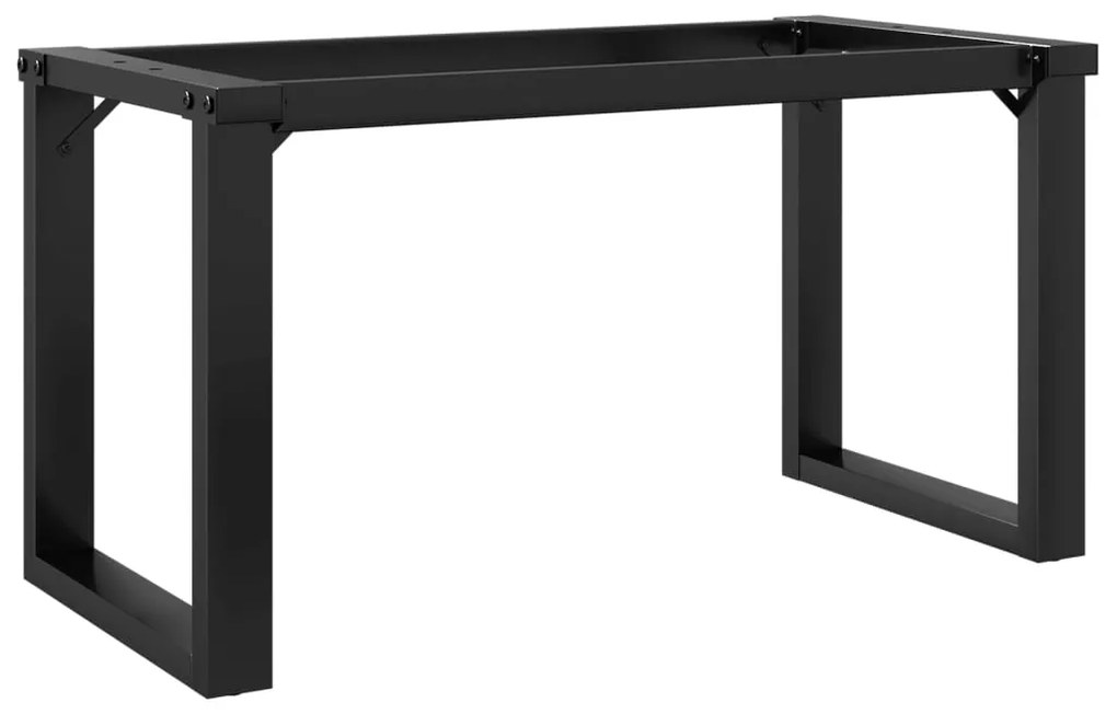 357874 vidaXL Крака за кафе маса, O-рамка, 70x30x43 см, чугун