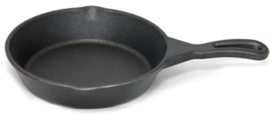 Horecano - Алуминиев тиган кръгъл за сервиране 16,3 x h3,5см черен мат (SG-69812)