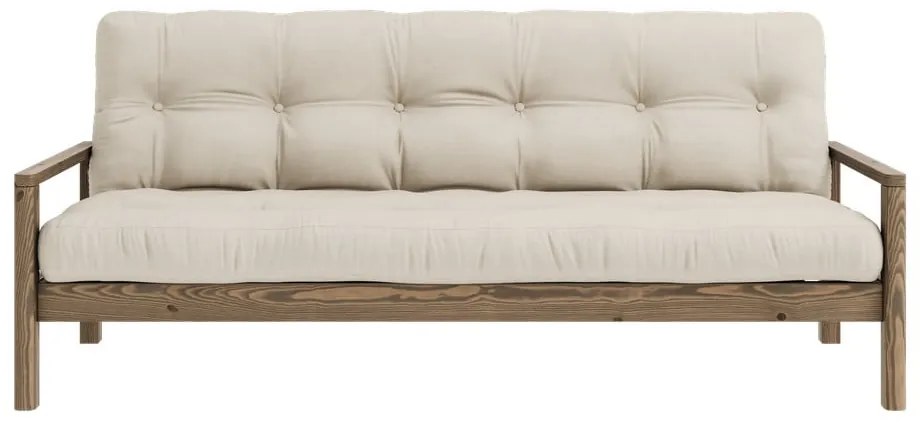 Бежов разтегателен диван 205 cm Knob - Karup Design