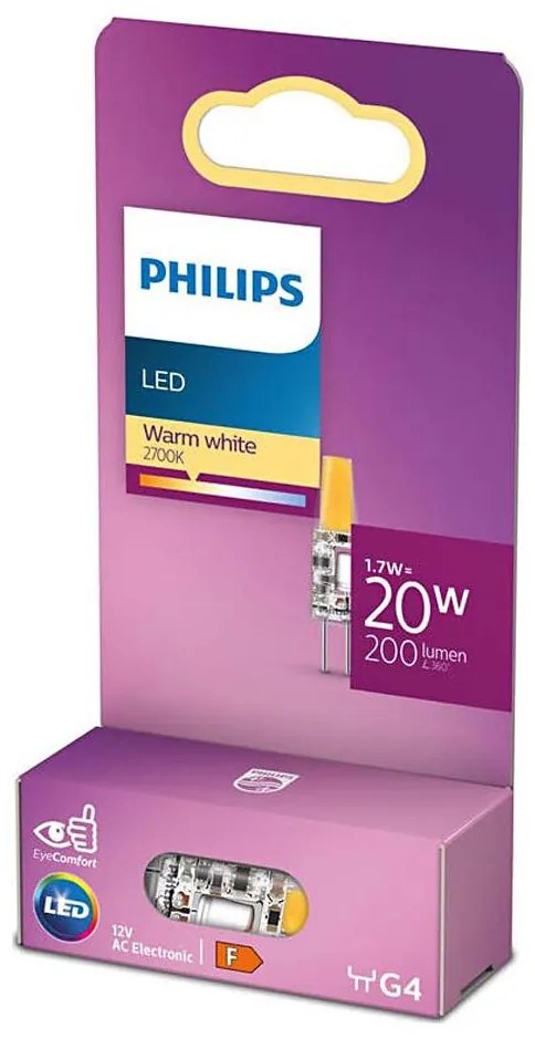 LED Крушка Philips G4/1,7W/12V 2700K