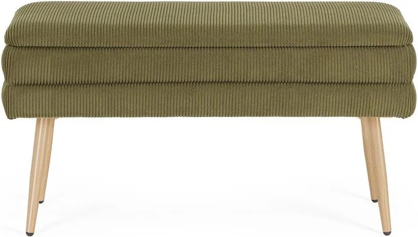 Зелена подплатена пейка Olga – Bizzotto