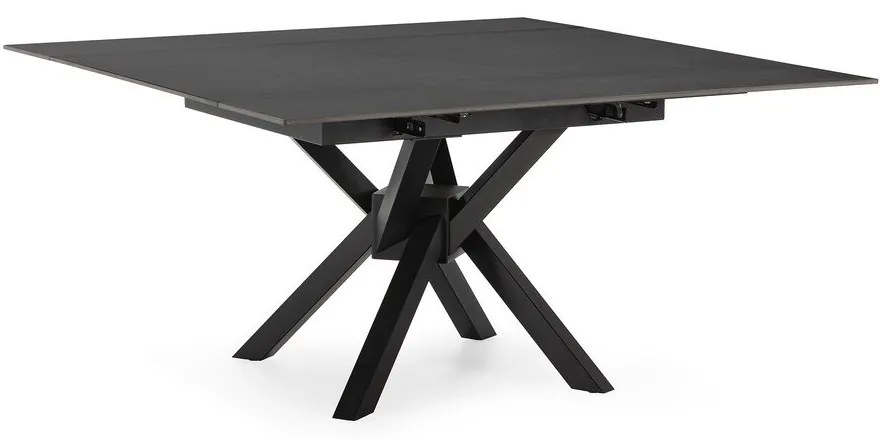 Сгъваема трапезна маса с допълнителна плоча с каменен плот за маса 90x150 cm Arlene – Marckeric