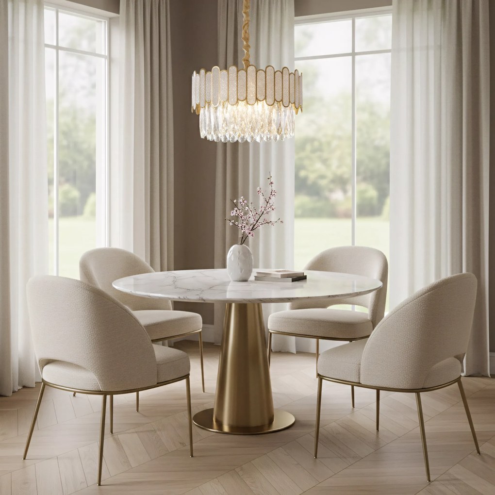 Лампа APP1746-4CP 40 cm Gold