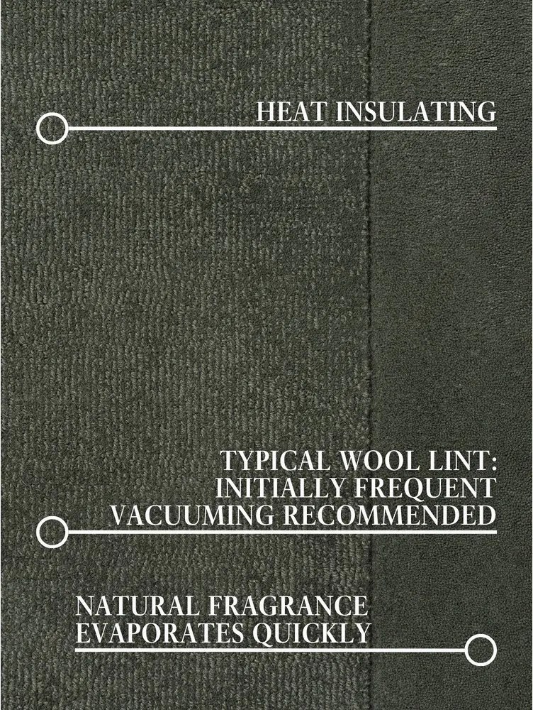 Тъмнозелен ръчно изработен килим със смес от вълна 120x180 cm Kari – Villeroy&amp;Boch