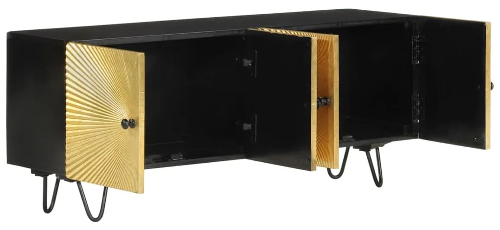 351625 vidaXL ТВ шкаф, 110x30x45 см, дърво манго масив