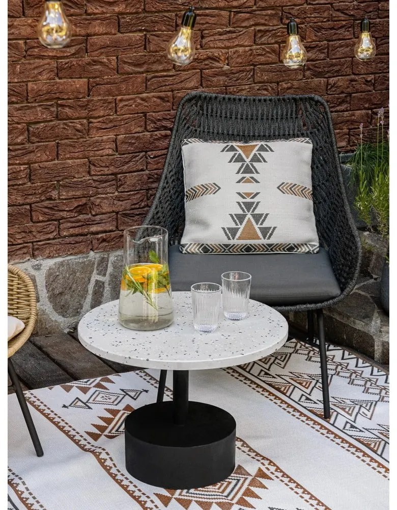 Бежов и кафяв двустранен килим за открито, изработен от рециклирана пластмаса , 120 x 180 cm Afra - Green Decore