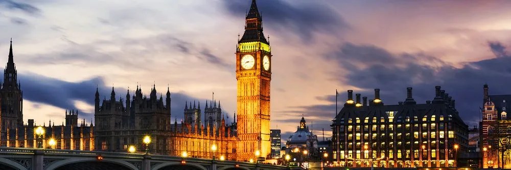 Картина на платно – Нощен Big Ben в Лондон