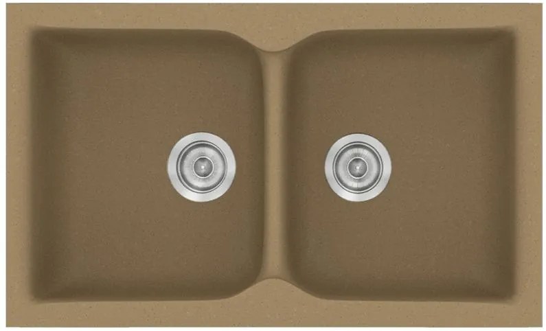 Мивка Sanitec 340-Metallic Coffee