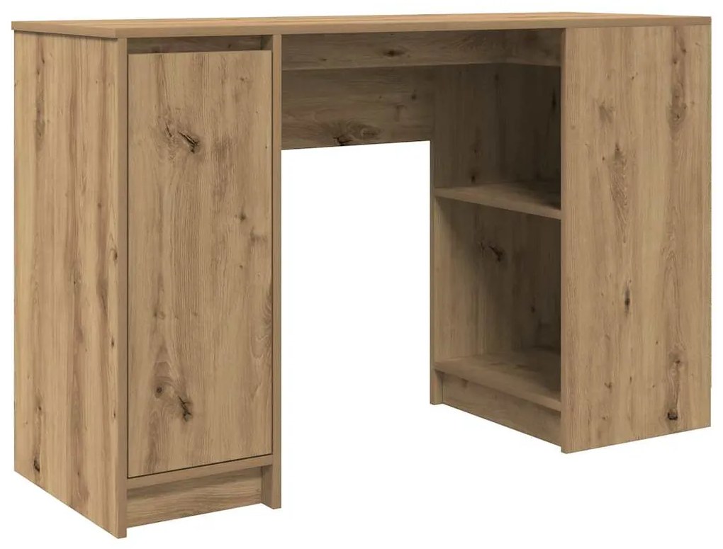 861822 vidaXL Бюро, дъб артизан, 120x42x76 см, инженерно дърво