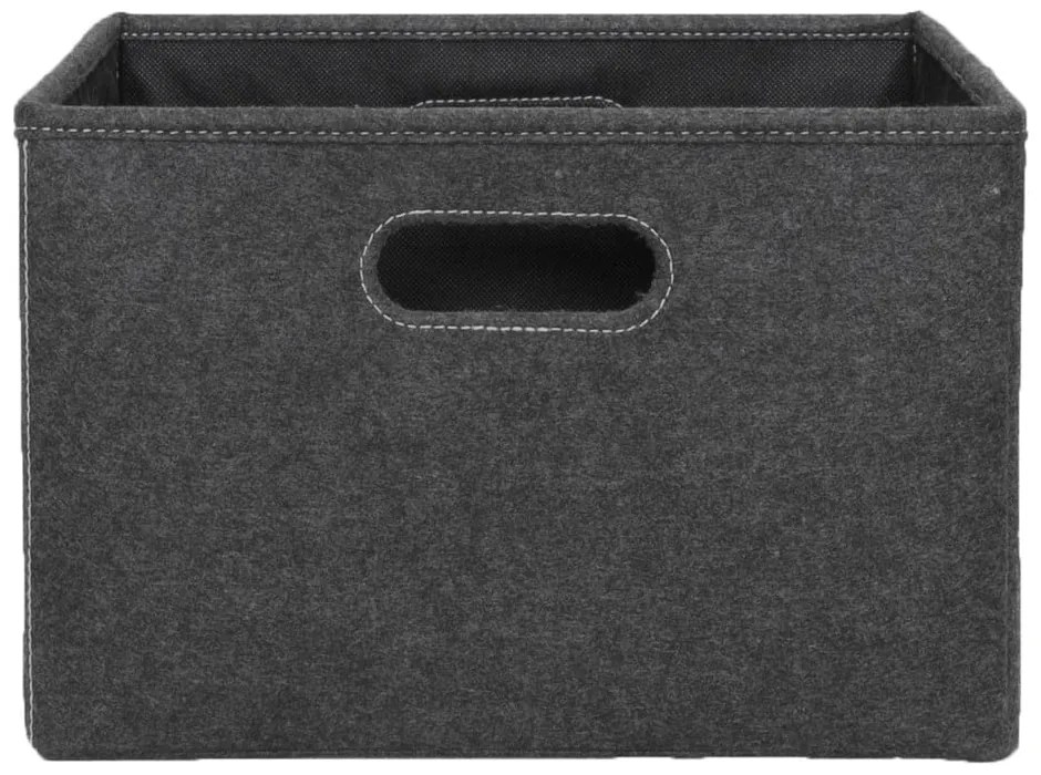 Сива модулна система за рафтове от плат 32x21 cm Z Cube - Tenzo