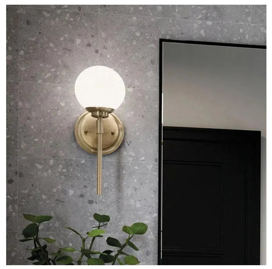 Kichler KL-BENNO1-CPZ - LED Лампа за баня BENNO 1xG9/3W/230V IP44 месинг