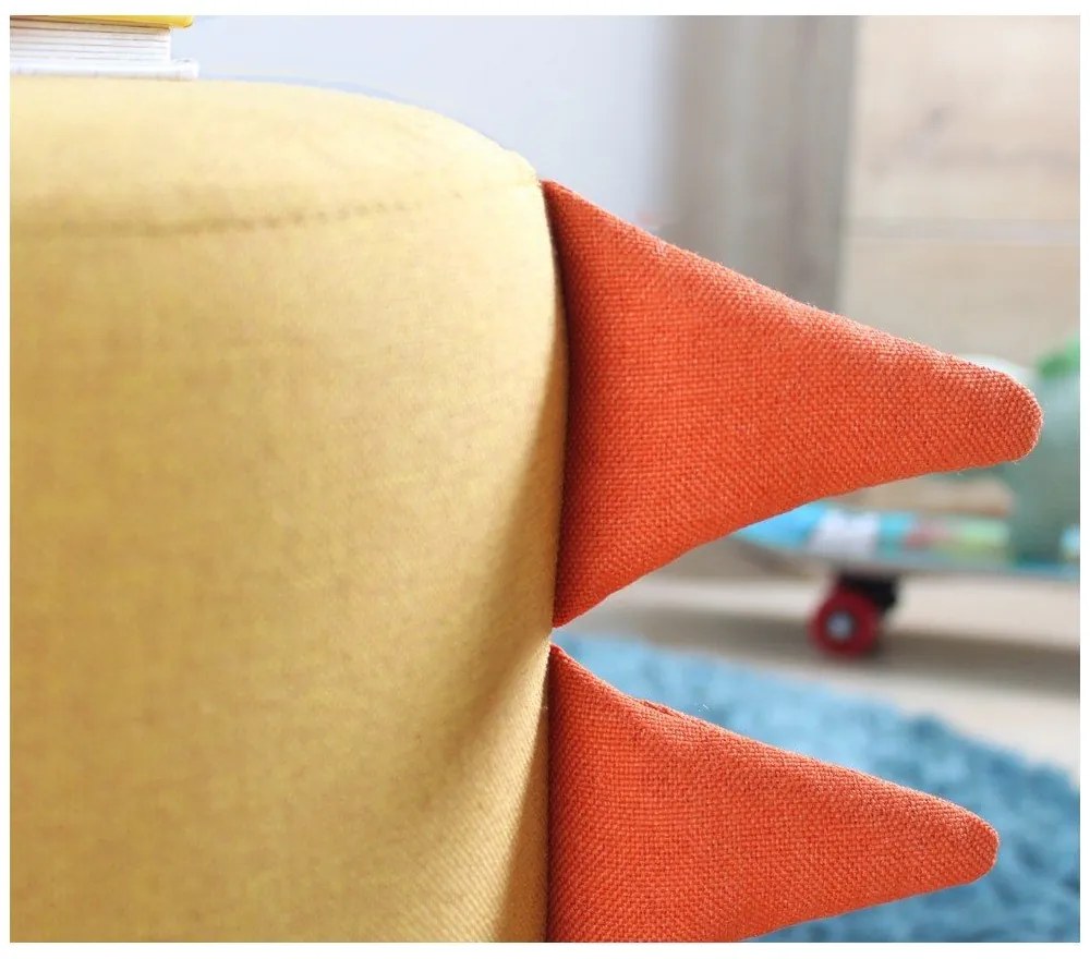 Жълт бебешки пуф Moouv – Artie