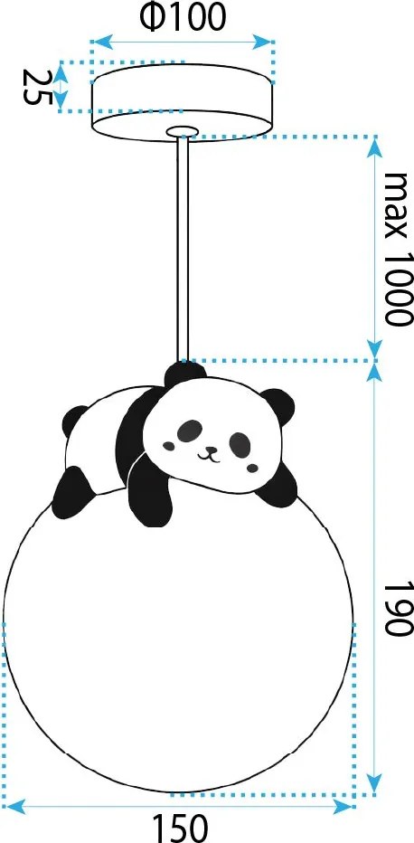 Пендел PANDA G162-1CP