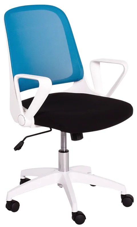 Работен стол Carmen 7033 - синьо - черен