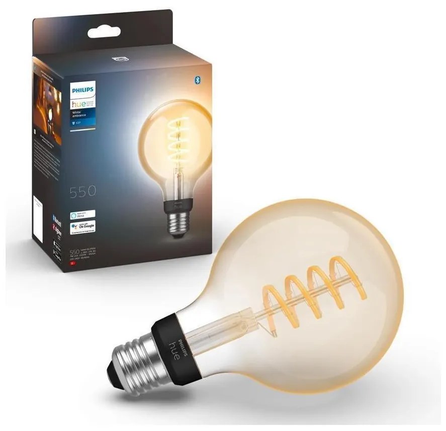 LED Димируема крушка Philips Hue WHITE AMBIANCE G93 E27/7W/230V 2200-4500K