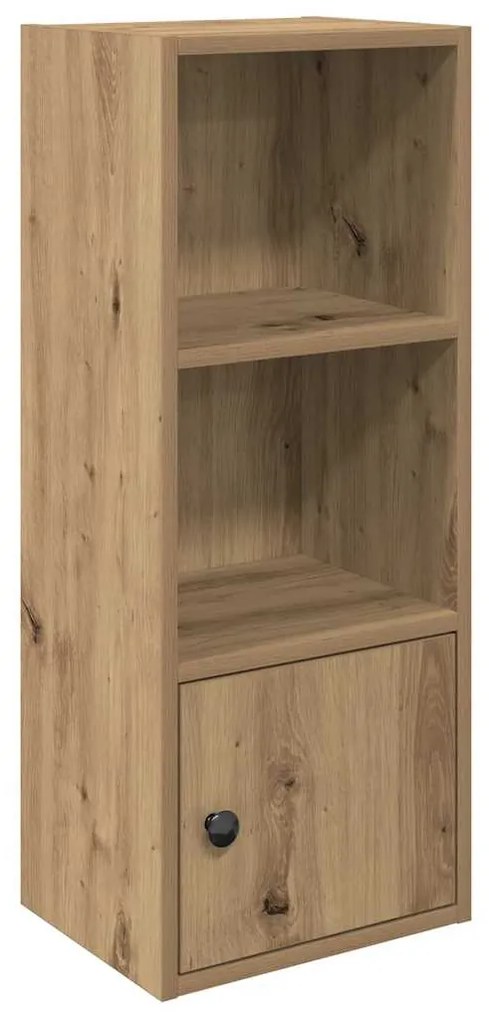 860336 vidaXL Библиотека, дъб артизан, 31x24x77 см, инженерно дърво