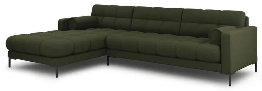 Зелен ъглов диван (ляв ъгъл) Bali – Cosmopolitan Design