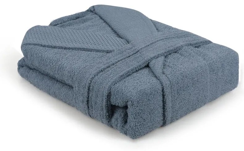 Син памучен халат размер XL Cappa - Foutastic