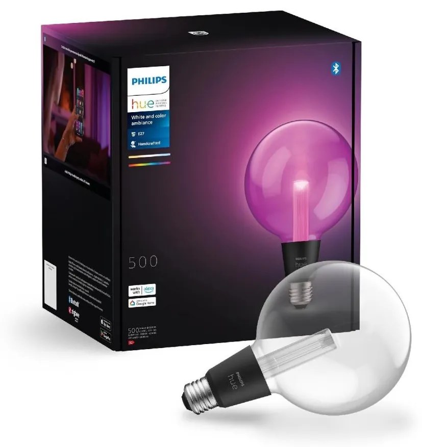 LED RGBW Димируема крушка Philips Hue White And Color Ambiance E27/6,8W/230V