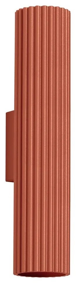 Стенна лампа в тухлен цвят Gleam – Sollux