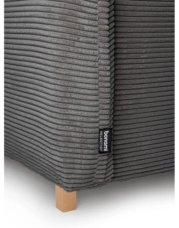 Променлив сив велурен разтегателен диван Tori - Bonami Selection